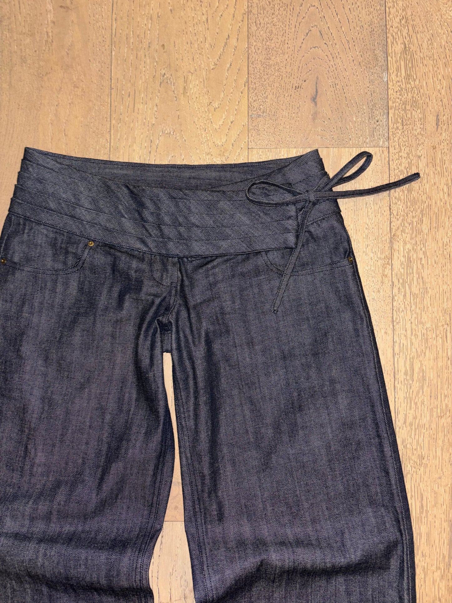 Rita Low-Rise Selvedge Denim