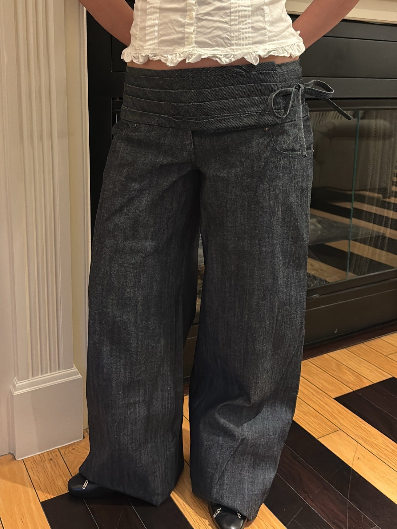 Rita Low-Rise Selvedge Denim